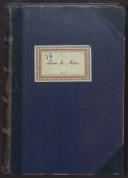 Livro de atas das sessões